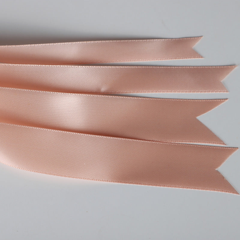 Spot Wholesale | Nude Pink Polyester Gift Wrapping Ribbon