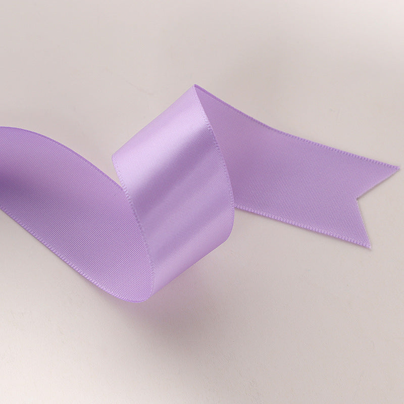 Spot Wholesale | Lilac Plain Polyester Gift Wrapping Ribbon