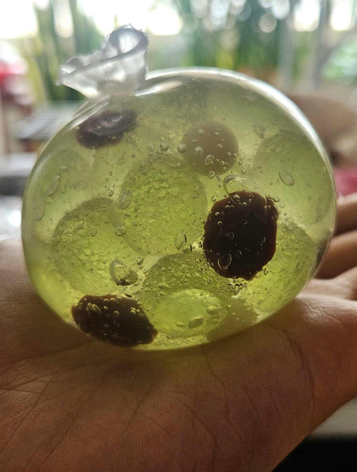 Crystal Grape ball with Plum Squishy Fidget Toy