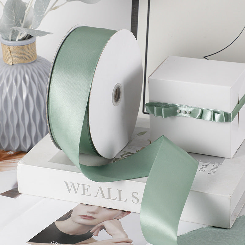 Spot Wholesale | New Avocado Color Gift Wrapping Ribbon