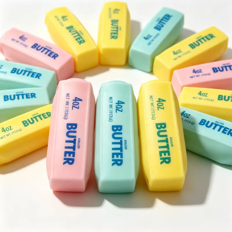 Crunchy Butter Squishy Cheese Sticks Toy,Slow-Rebound Stress Relief Toy Building Blocks,Cute Soft Sensory Toy, Relaxing Desk Toy Squeeze Toy Stress Relief Desk Toy For All Ages,Stress Relief Gift