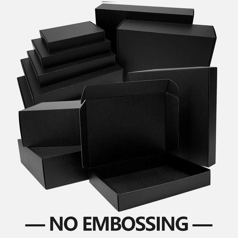 Spot Wholesale | Black Airplane Box Special Embossed Corrugated Paper