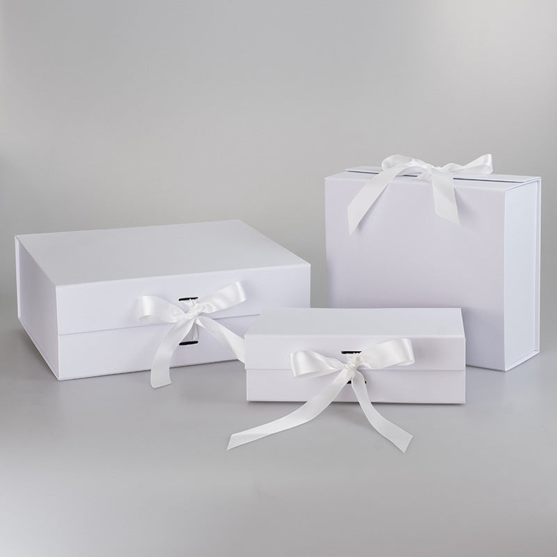 Spot Wholesale | Bow Folding Box, Magnetic Folding Box, Magnet Packaging Gift Box