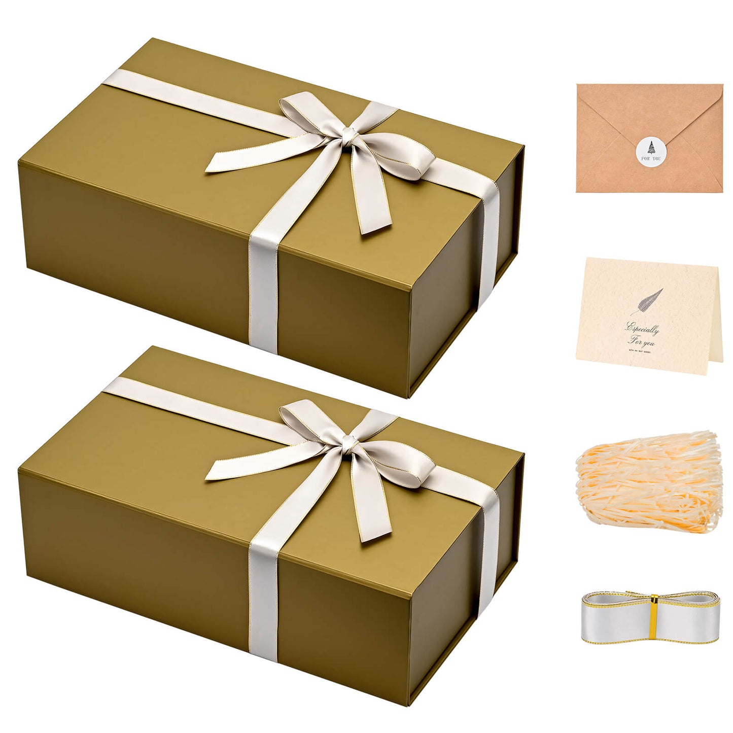 LIFELUM Cyan Gold Gift Box 13.8in