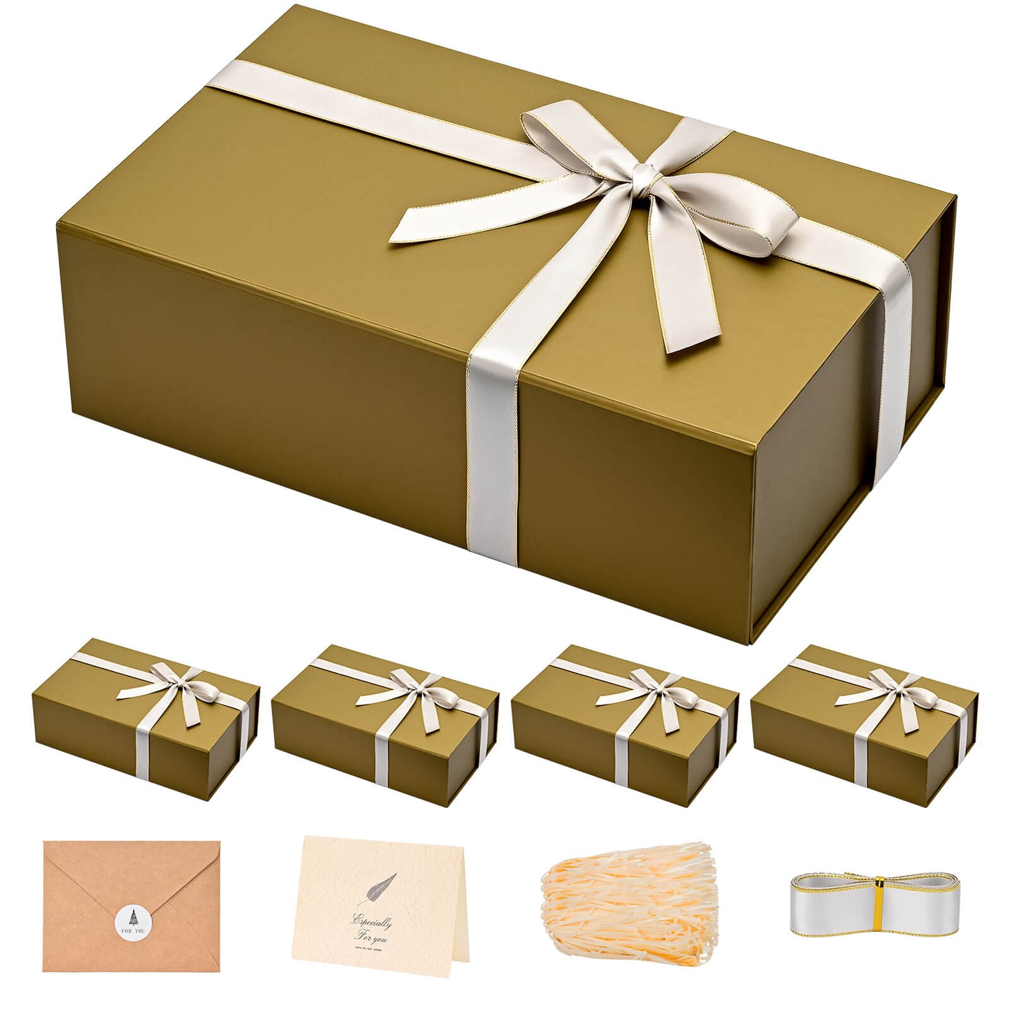 LIFELUM Cyan Gold Gift Box 13.8in