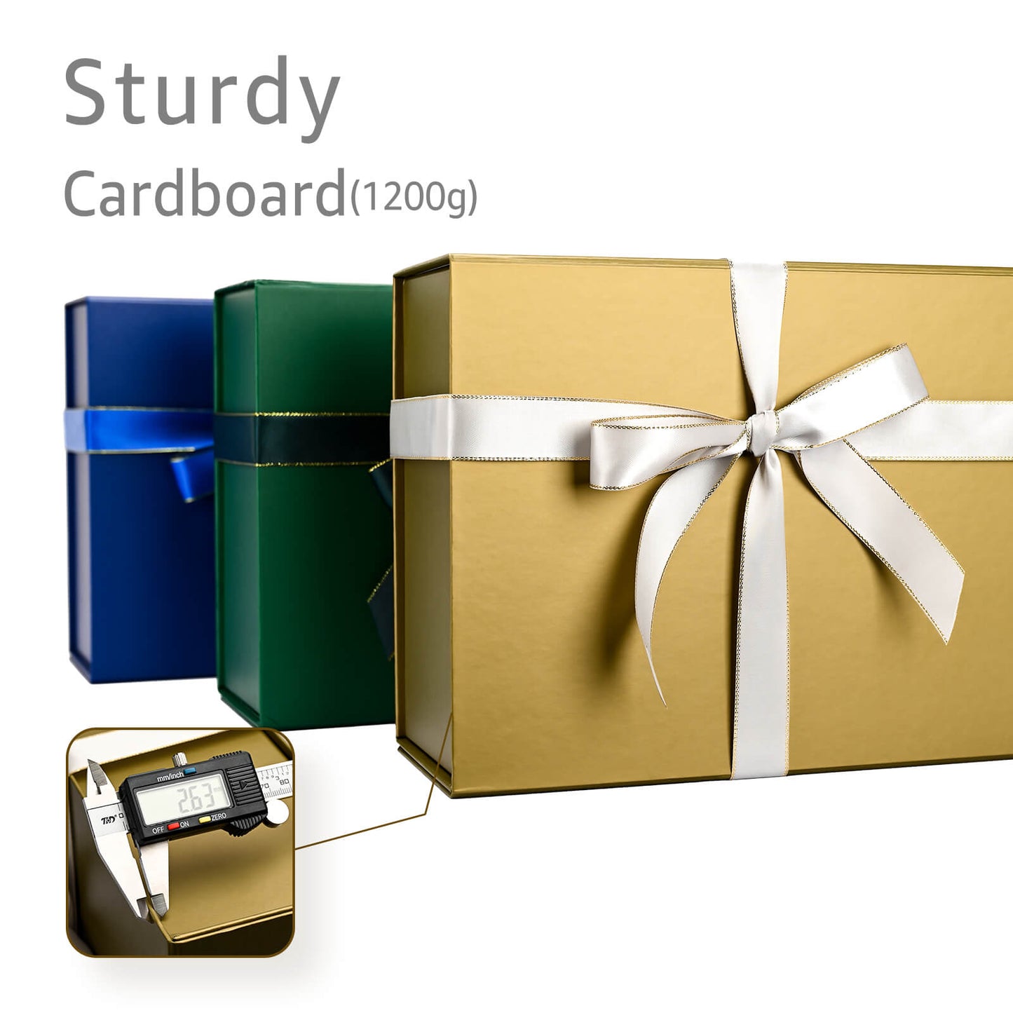 LIFELUM Cyan Gold Gift Box 13.8in