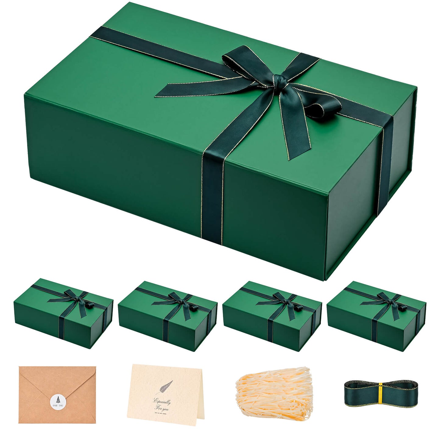 LIFELUM Dark Green Gift Box 13.8in
