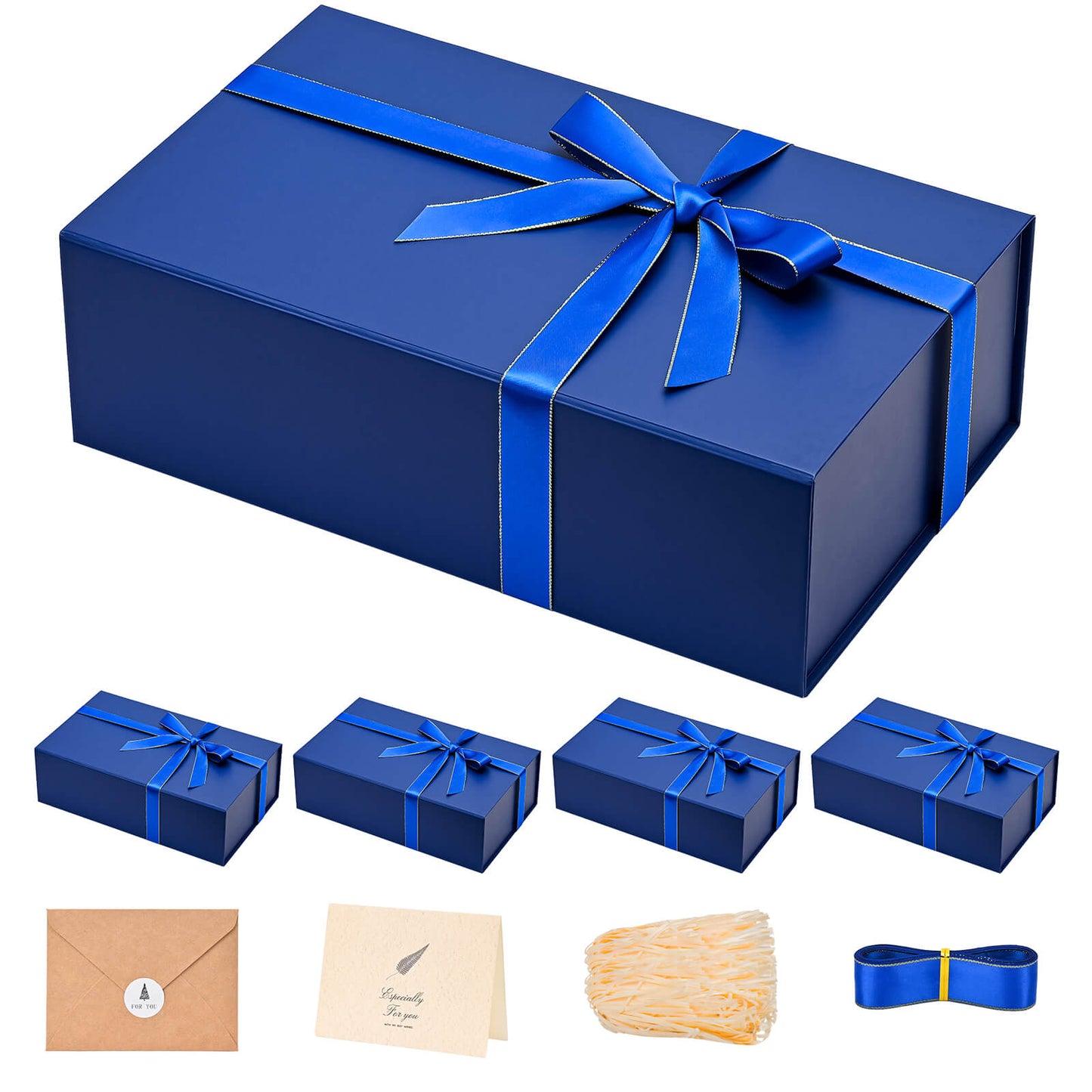 LIFELUM Navy Blue Gift Box 13.8in