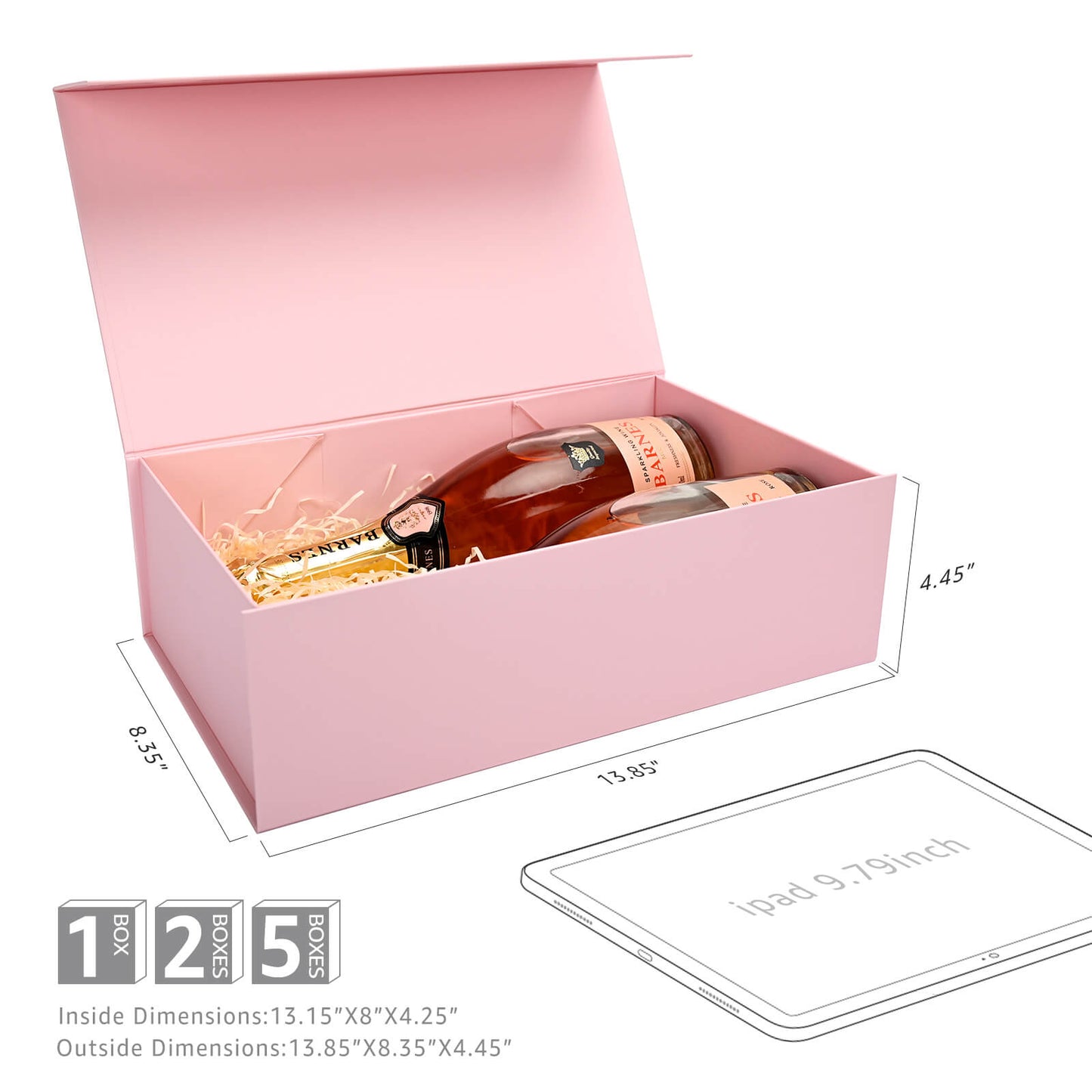 LIFELUM Pink Gift Box 13.8in