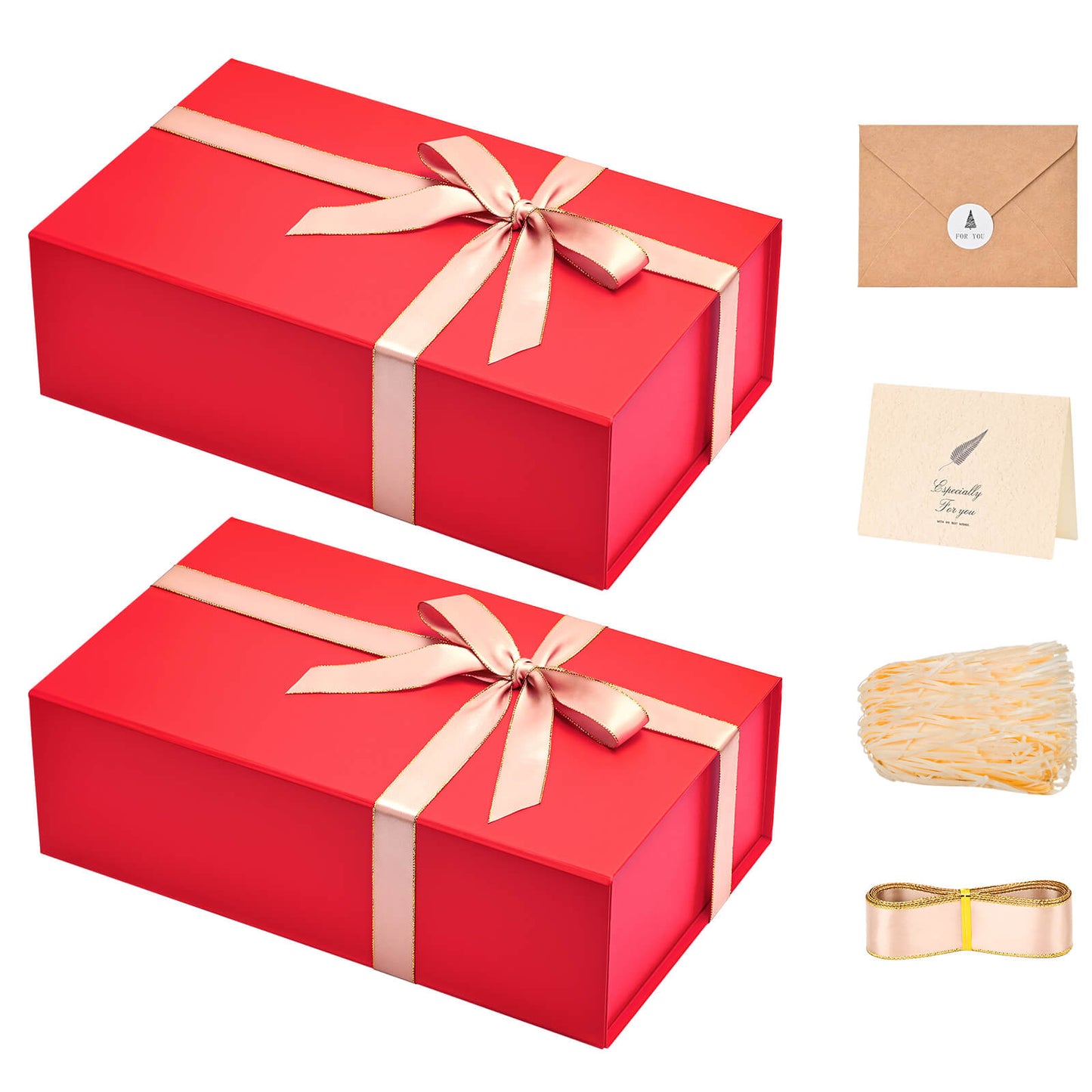 LIFELUM Red Gift Box 13.8in