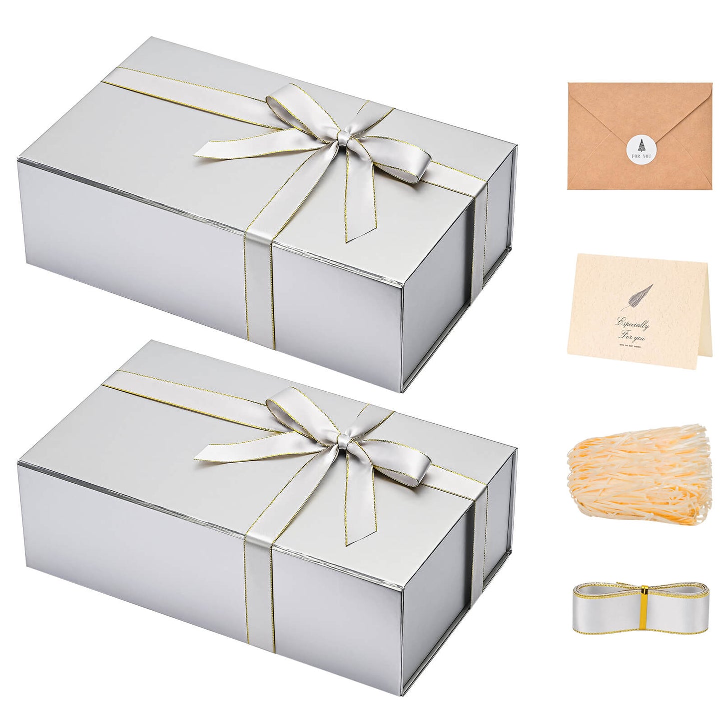 LIFELUM Silver Gift Box 13.8in