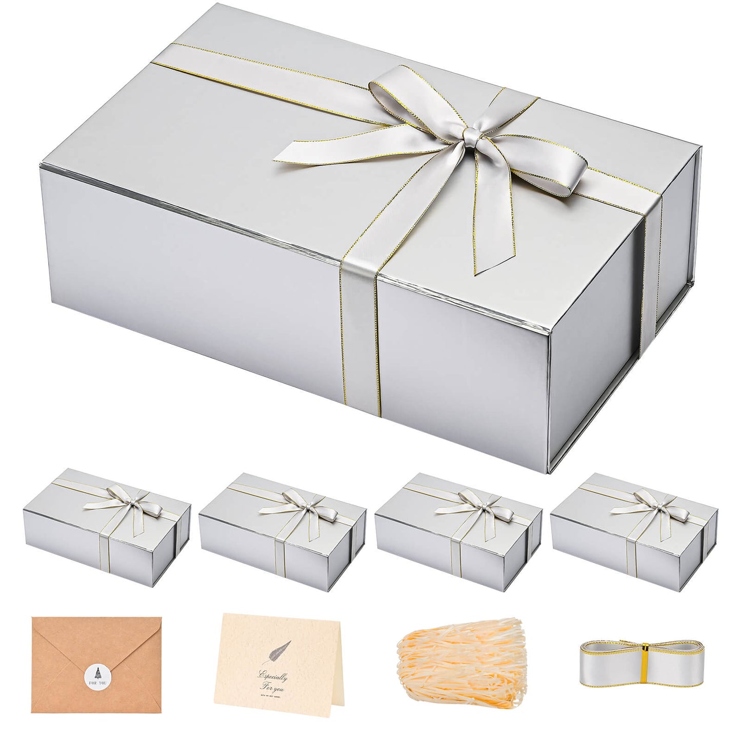 LIFELUM Silver Gift Box 13.8in