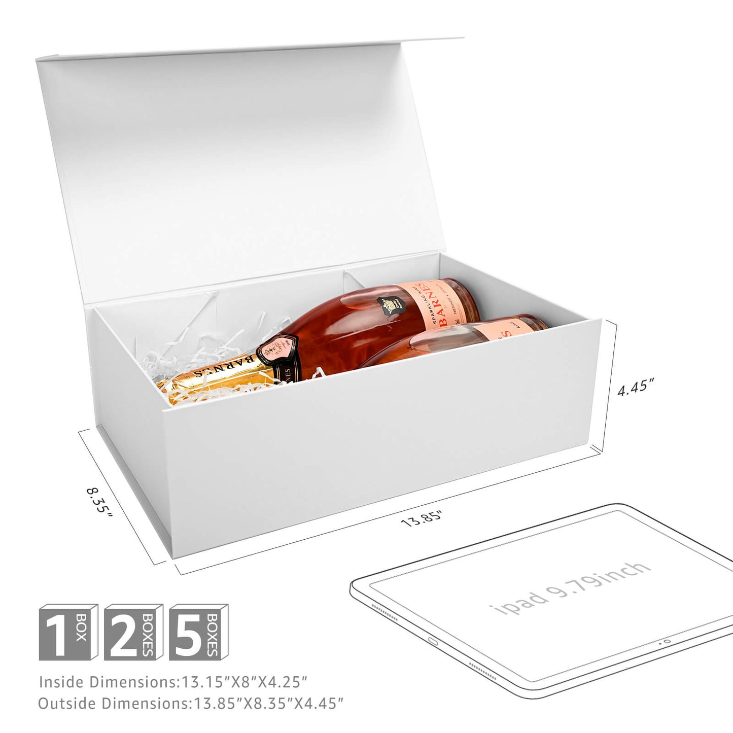 LIFELUM White Gift Box 13.8in