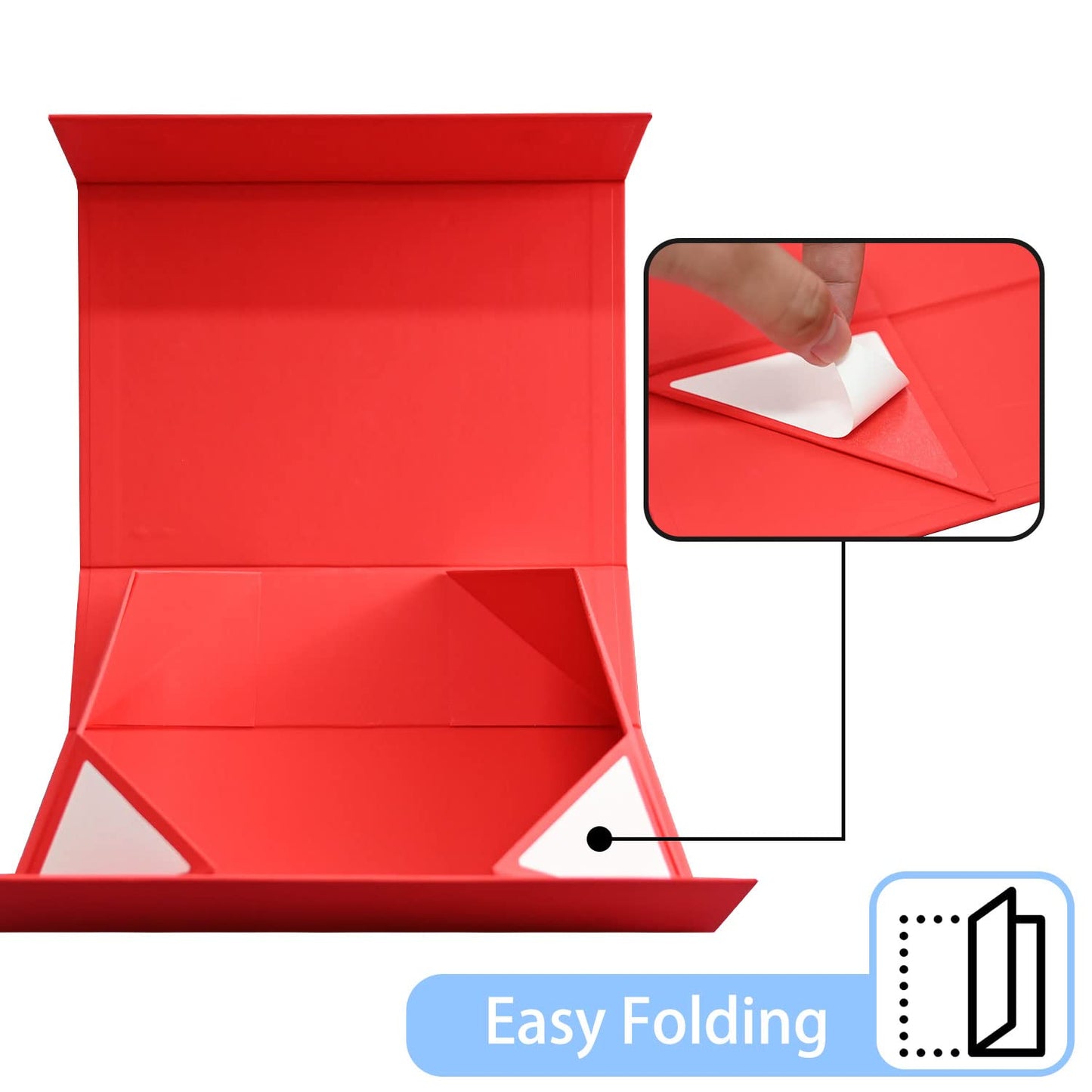 LIFELUM Red Gift Box 8in