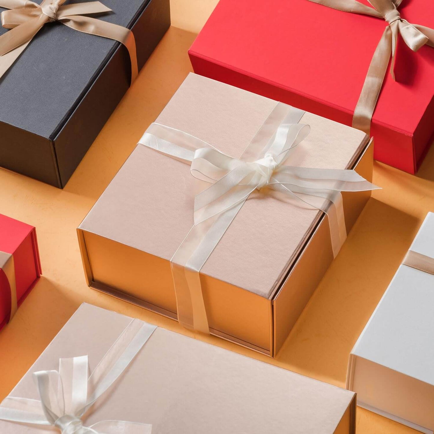 LIFELUM Rose Gold Gift Box 8in