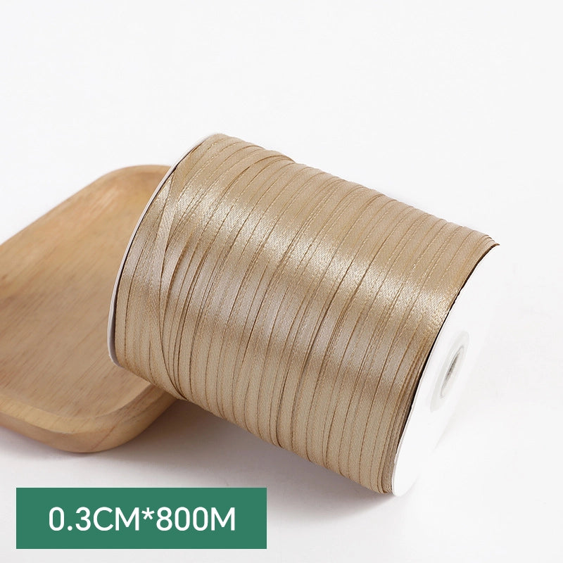 Spot Wholesale | Champagne Gold Gift Wrap Colorful Ribbon