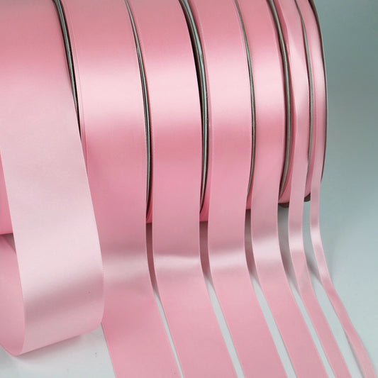 Spot Wholesale | Pink Polyester Woven Ribbon Jacquard Ribbon