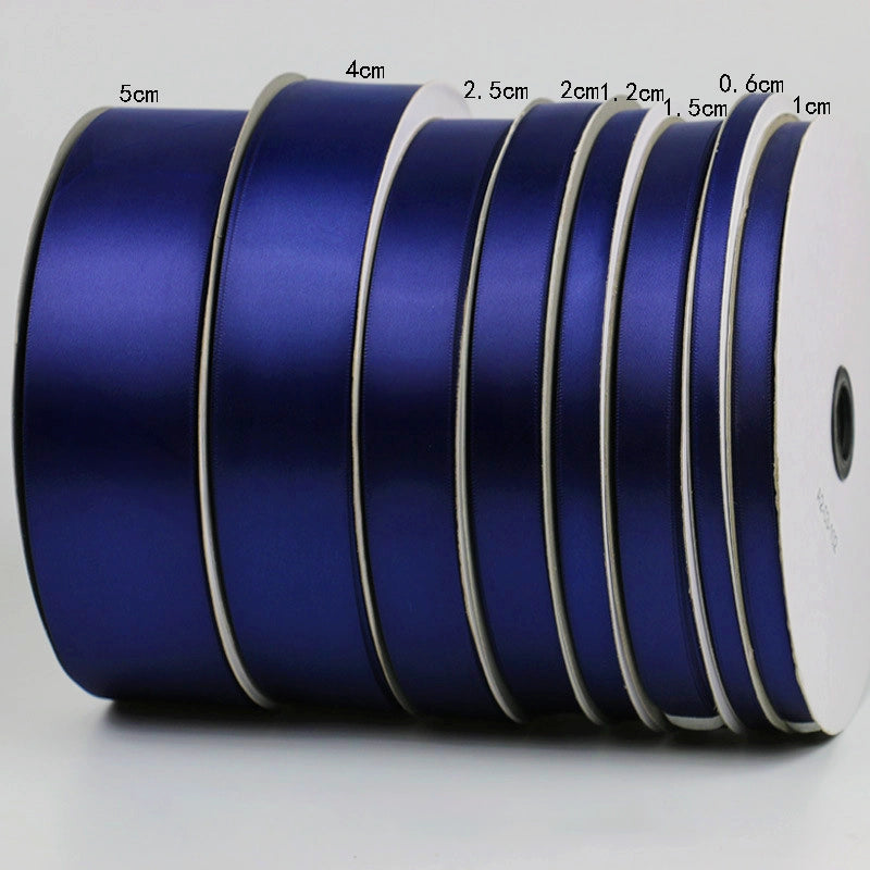 Spot Wholesale | Deep Blue Wedding Gift Box Candy Box Ribbon