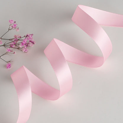 Spot Wholesale | Pink Polyester Woven Ribbon Jacquard Ribbon