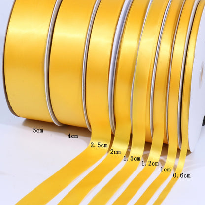 Spot Wholesale | Golden High-Density Gift Wrapping Ribbon