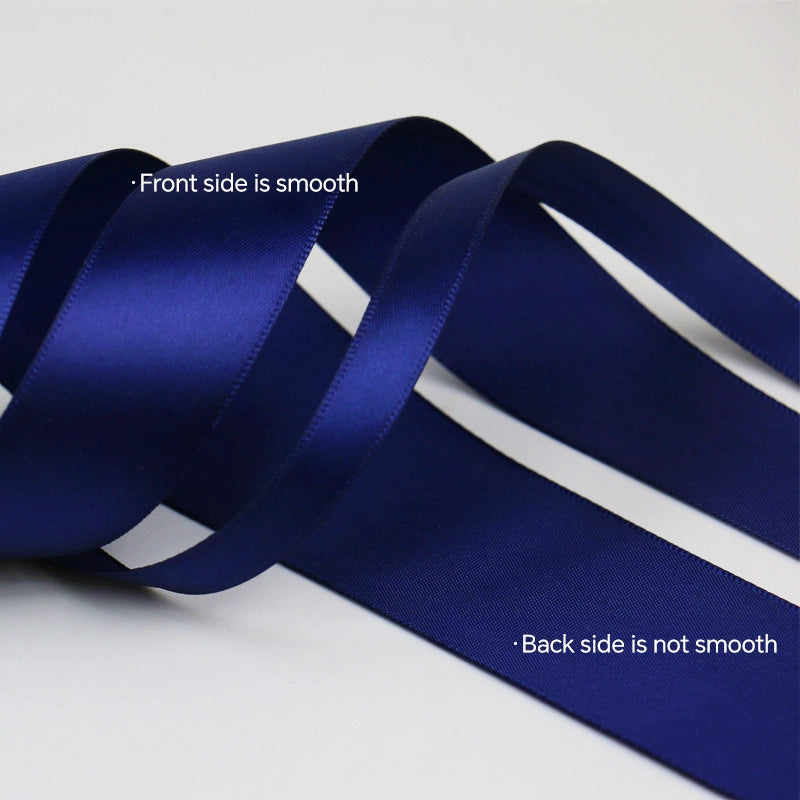Spot Wholesale | Deep Blue Wedding Gift Box Candy Box Ribbon
