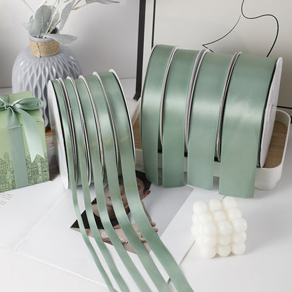 Spot Wholesale | New Avocado Color Gift Wrapping Ribbon