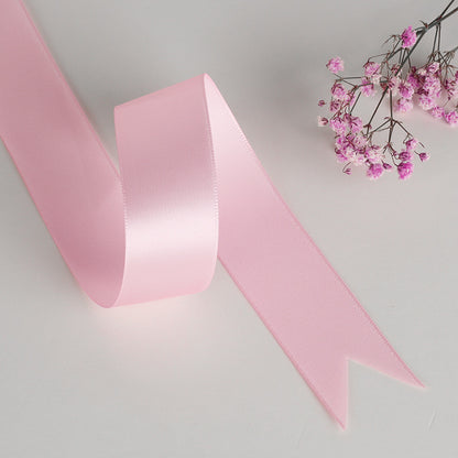 Spot Wholesale | Pink Polyester Woven Ribbon Jacquard Ribbon