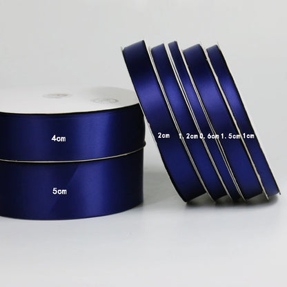 Spot Wholesale | Deep Blue Wedding Gift Box Candy Box Ribbon