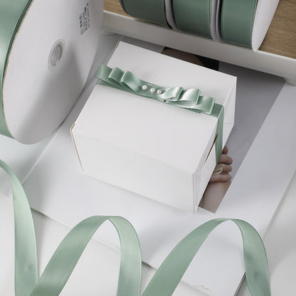 Spot Wholesale | New Avocado Color Gift Wrapping Ribbon