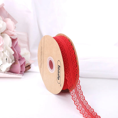 Spot Wholesale | Lace Gift Flower Clothing Packaging Ribbon 2.5CM