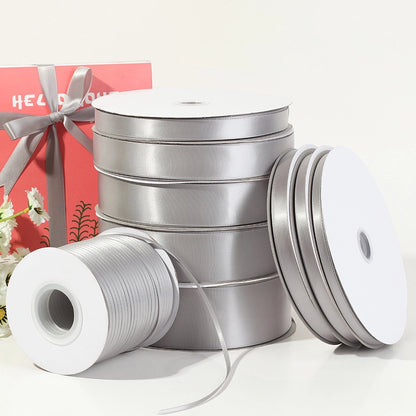 Spot Wholesale | High-Density Silver-Gray Packaging Ribbon