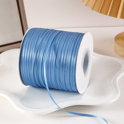 Spot Wholesale | Gray Blue Gift Wrap Colorful Ribbon