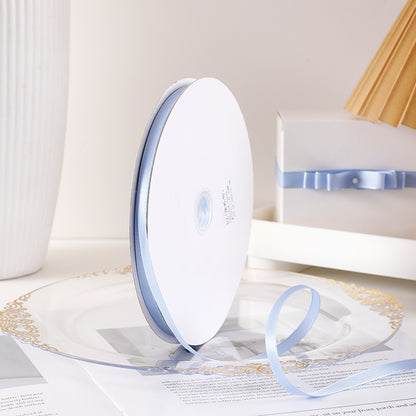 Spot Wholesale | Multi-specification Lake Blue Packaging Ribbon