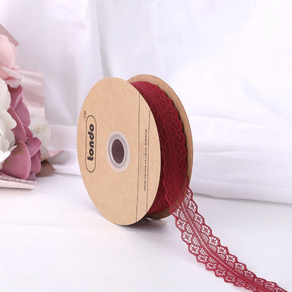 Spot Wholesale | Lace Gift Flower Clothing Packaging Ribbon 2.5CM