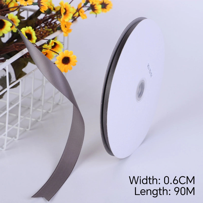 Spot Wholesale | Dark Grey Increased Density Gift Wrapping Ribbon