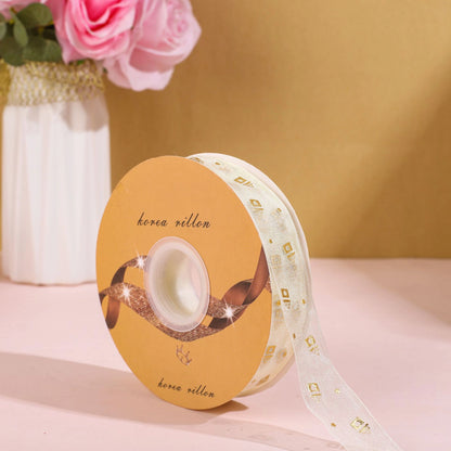 Spot Wholesale | New Product Gilded Fishtail Gift Wrapping Ribbon