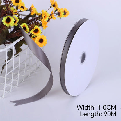 Spot Wholesale | Dark Grey Increased Density Gift Wrapping Ribbon