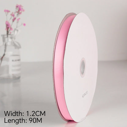 Spot Wholesale | Pink Polyester Woven Ribbon Jacquard Ribbon