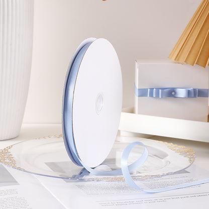 Spot Wholesale | Multi-specification Lake Blue Packaging Ribbon
