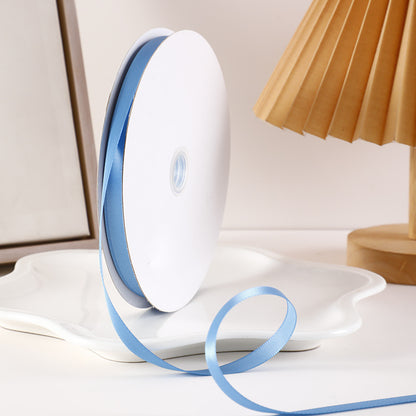 Spot Wholesale | Gray Blue Gift Wrap Colorful Ribbon