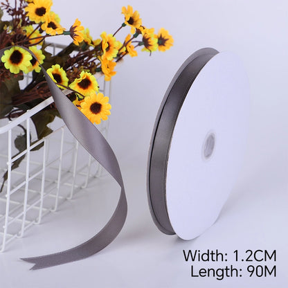 Spot Wholesale | Dark Grey Increased Density Gift Wrapping Ribbon