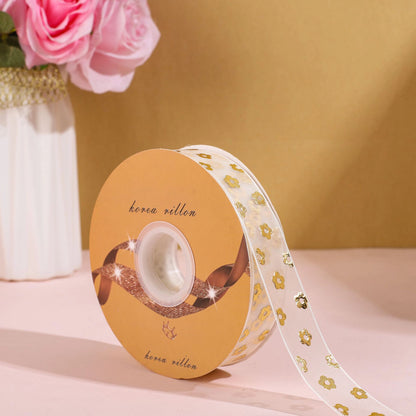 Spot Wholesale | New Product Gilded Fishtail Gift Wrapping Ribbon