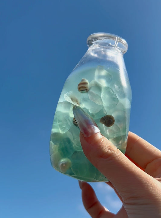 Ocean Shell Squishy Bottle Fidget Toy