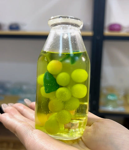 Grape Squishy Bottle Fidget Toy
