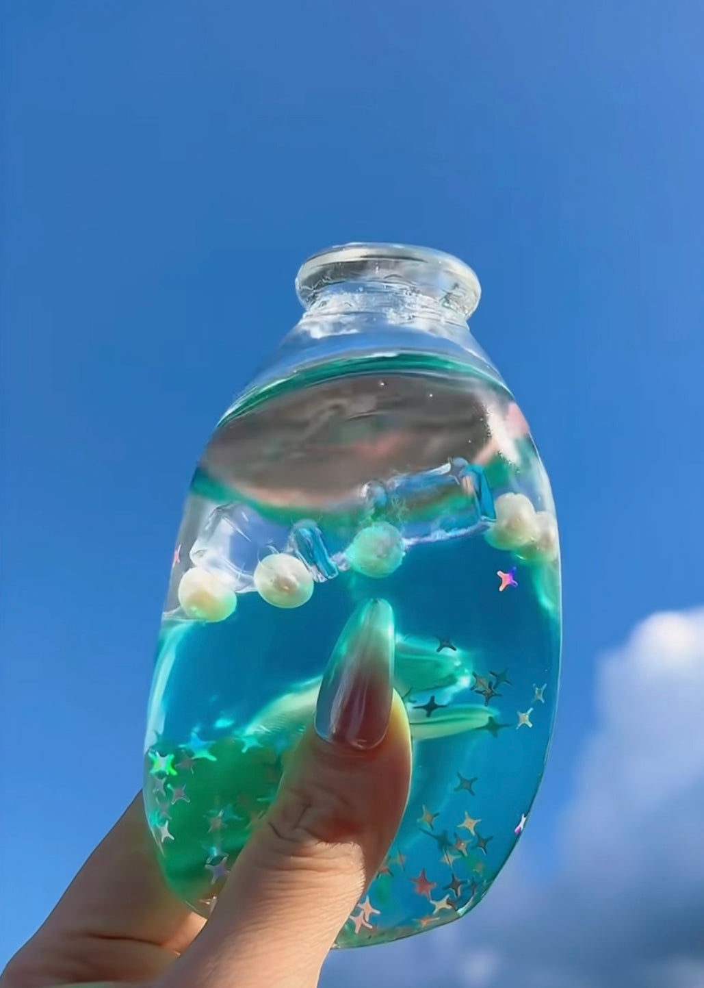 Ocean Squishy Bottle Fidget Toy