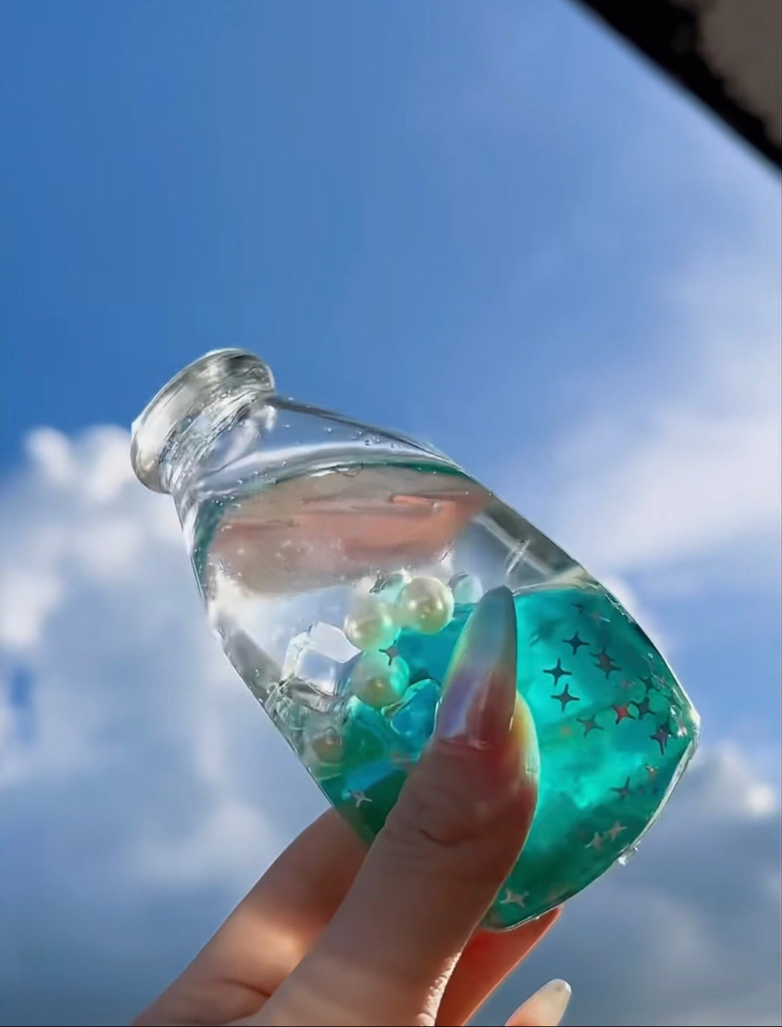 Ocean Squishy Bottle Fidget Toy