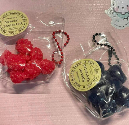 Little Fruit Squishy KeyChain Fidget Toy
