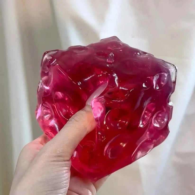 Fruit GummyLarge cheese Squishy -Handmade Vaseline SlowRebound Stress Toy