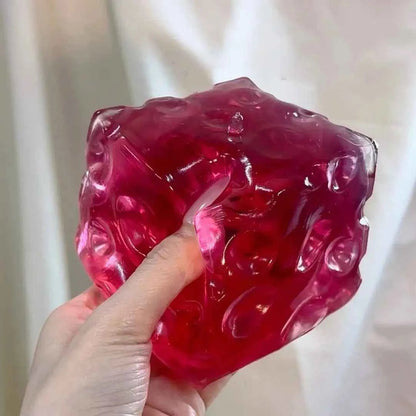 Fruit GummyLarge cheese Squishy -Handmade Vaseline SlowRebound Stress Toy
