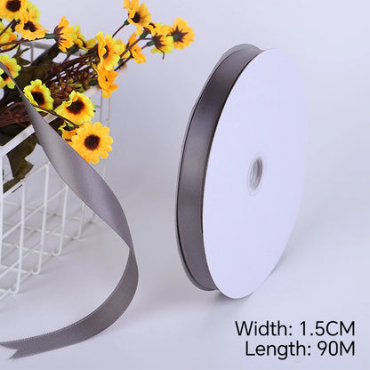 Spot Wholesale | Dark Grey Increased Density Gift Wrapping Ribbon